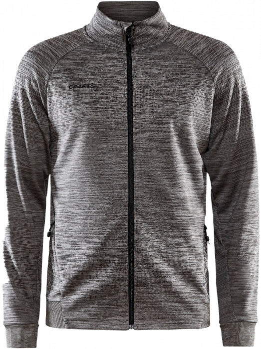 Craft - Adv Unify Sweatshirt With Zipper - Grå Melange DK